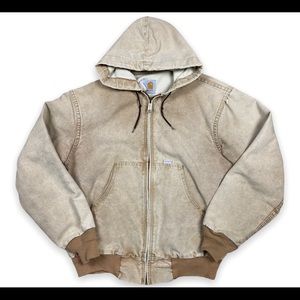 Carhartt Tan Hooded Jacket